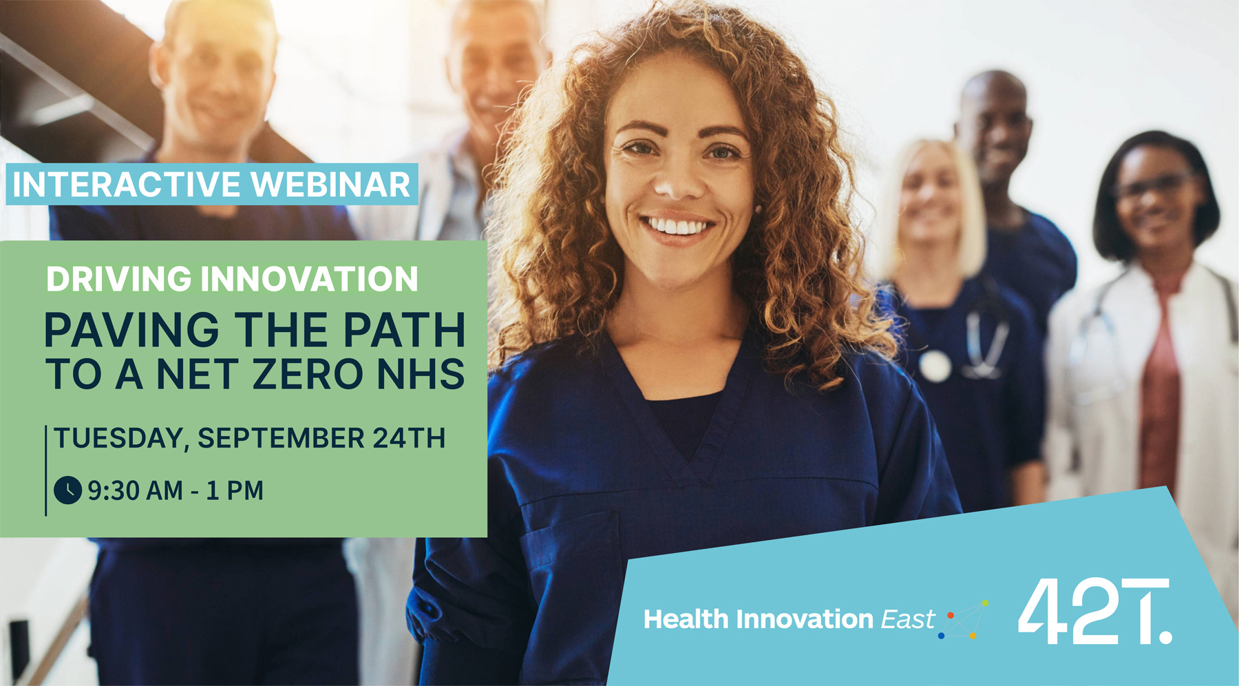 Health Innovation East and 42T host free webinar to help power Net Zero NHS